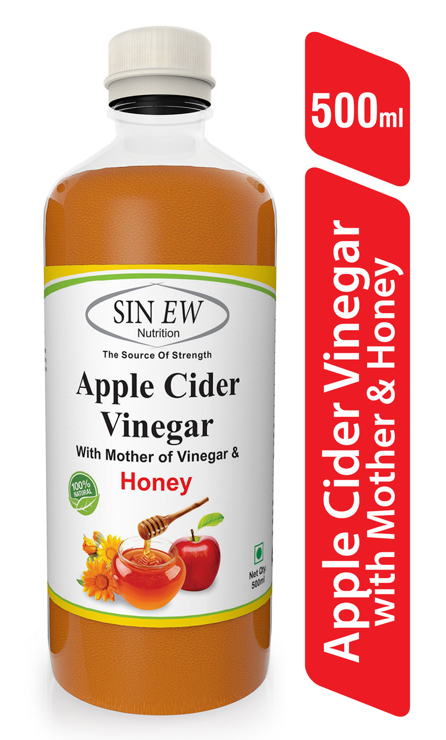Buy Sinew Apple Cider Vinegar with Honey and Mother of ...