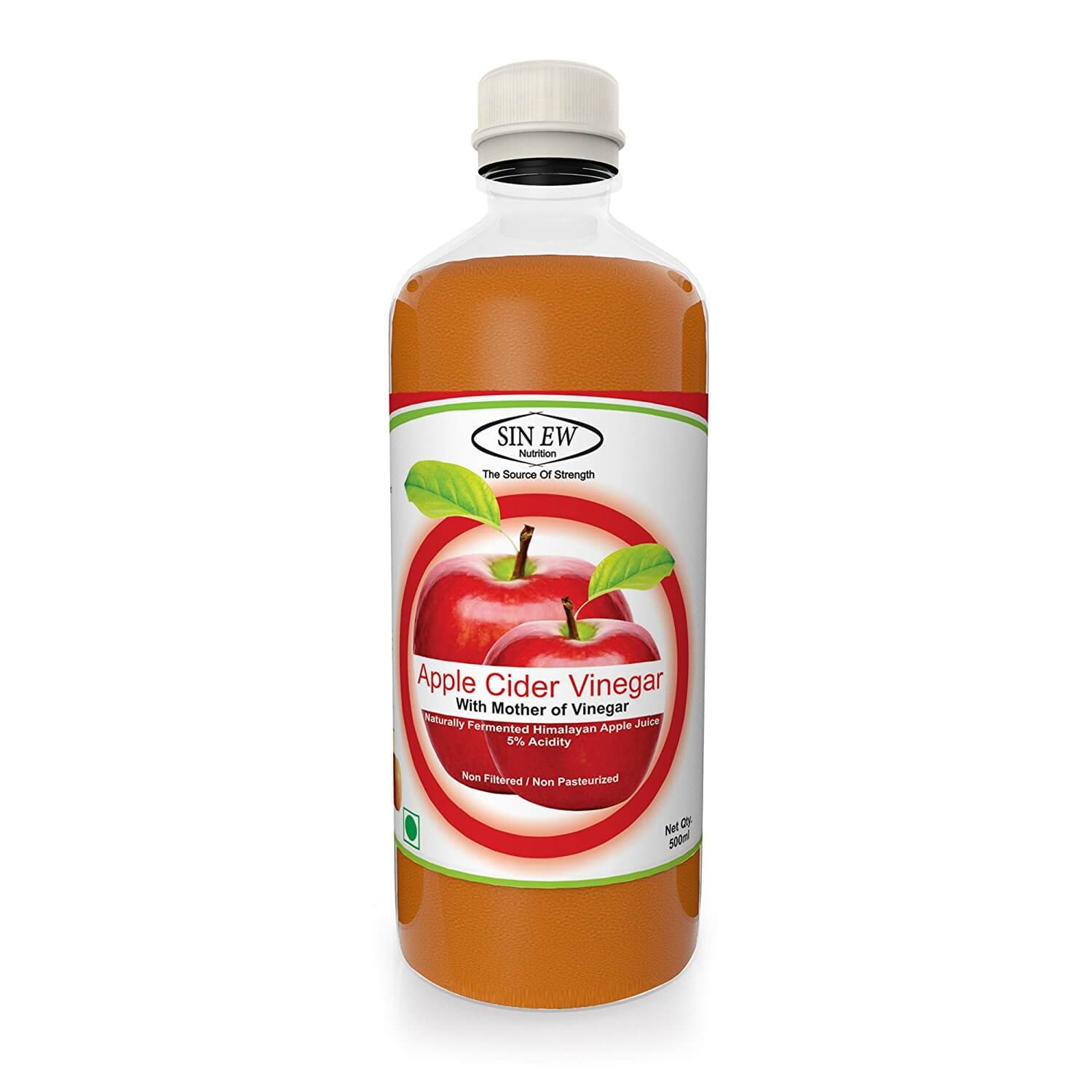Sinew Apple Cider Vinegar With Mother of Vinegar- 500 ml Unfiltered, Unpasteurised with all the natures benefits