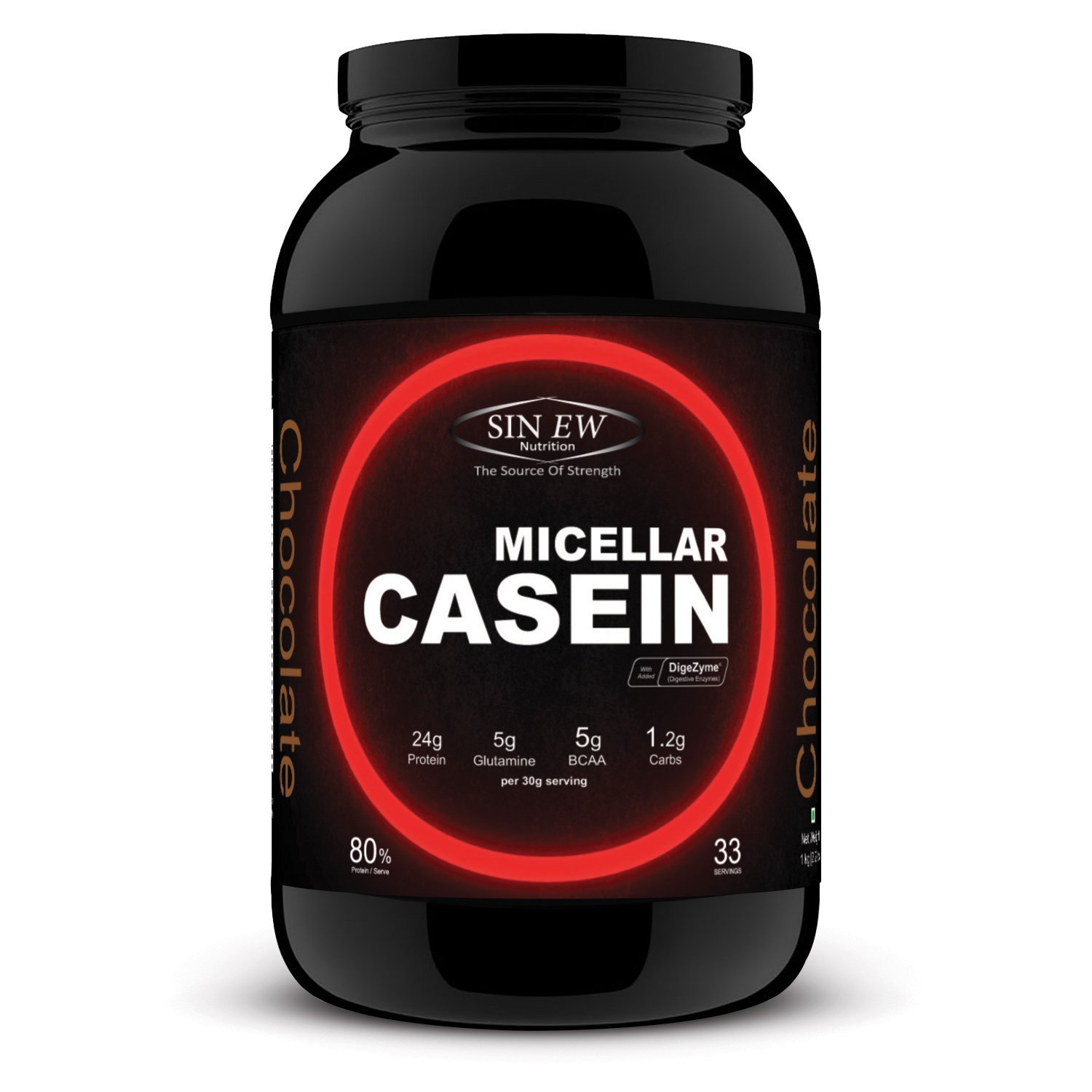 Buy Sinew Nutriton 100% Micellar Casein Protein Powder, 2 ...