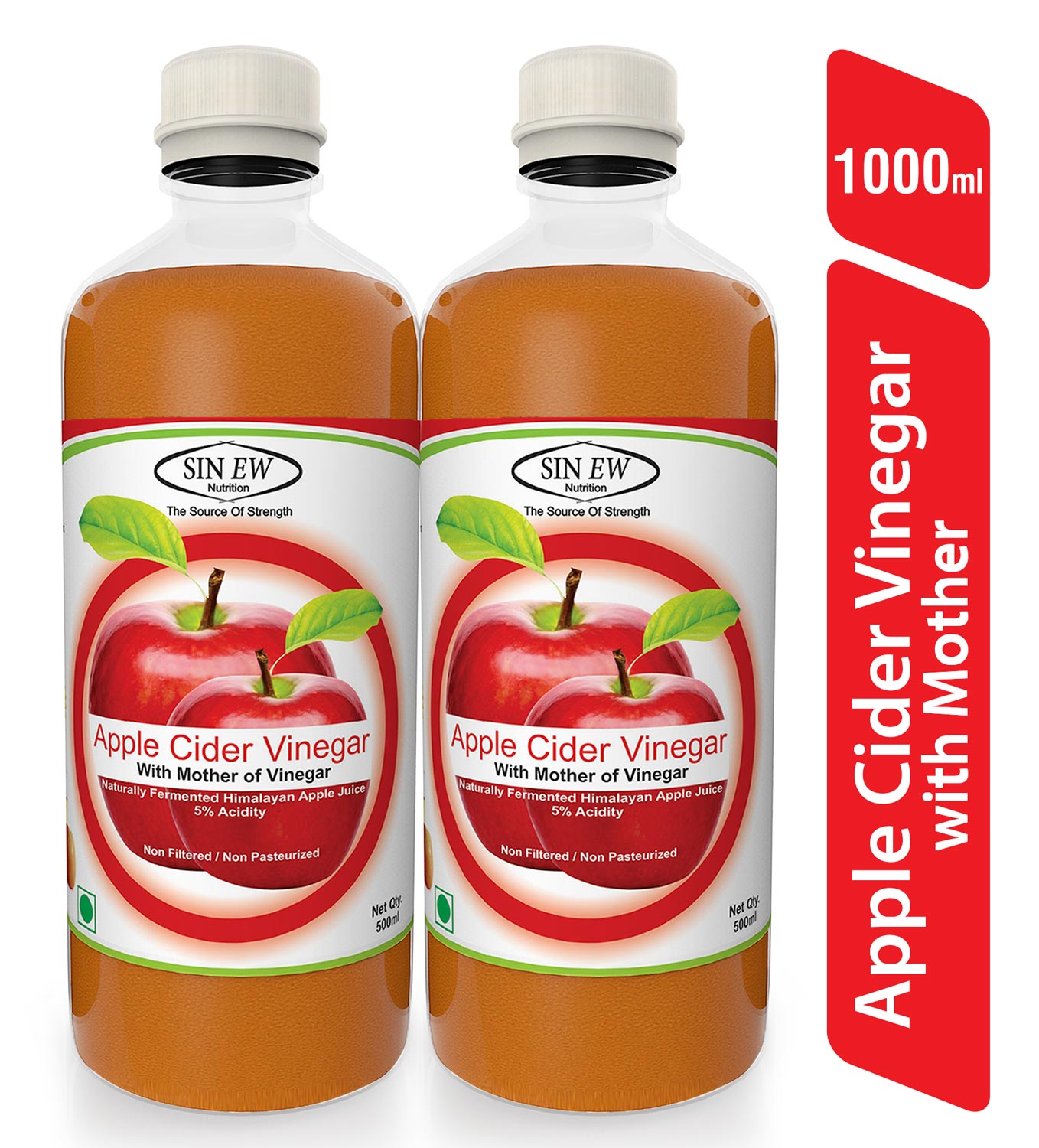 ACV vinegar 500ml With Mother Pack2
