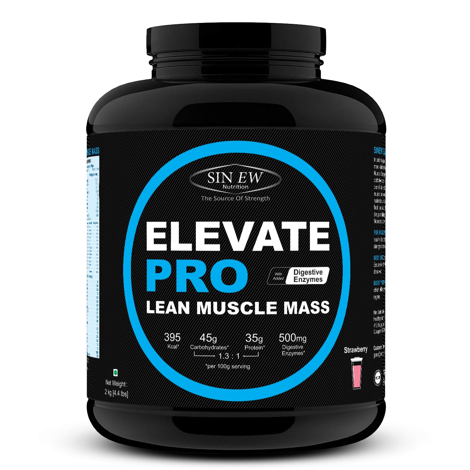 Elevate Pro Lean Muscle Mass (strawberry) 2kg F