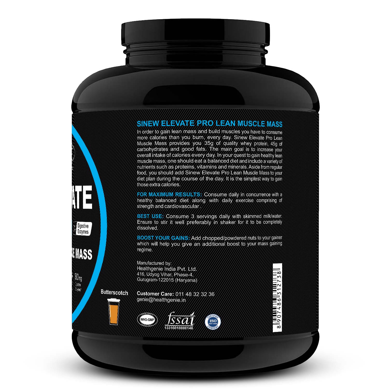 Pro Mass Gainer Butterscotch 2kg R