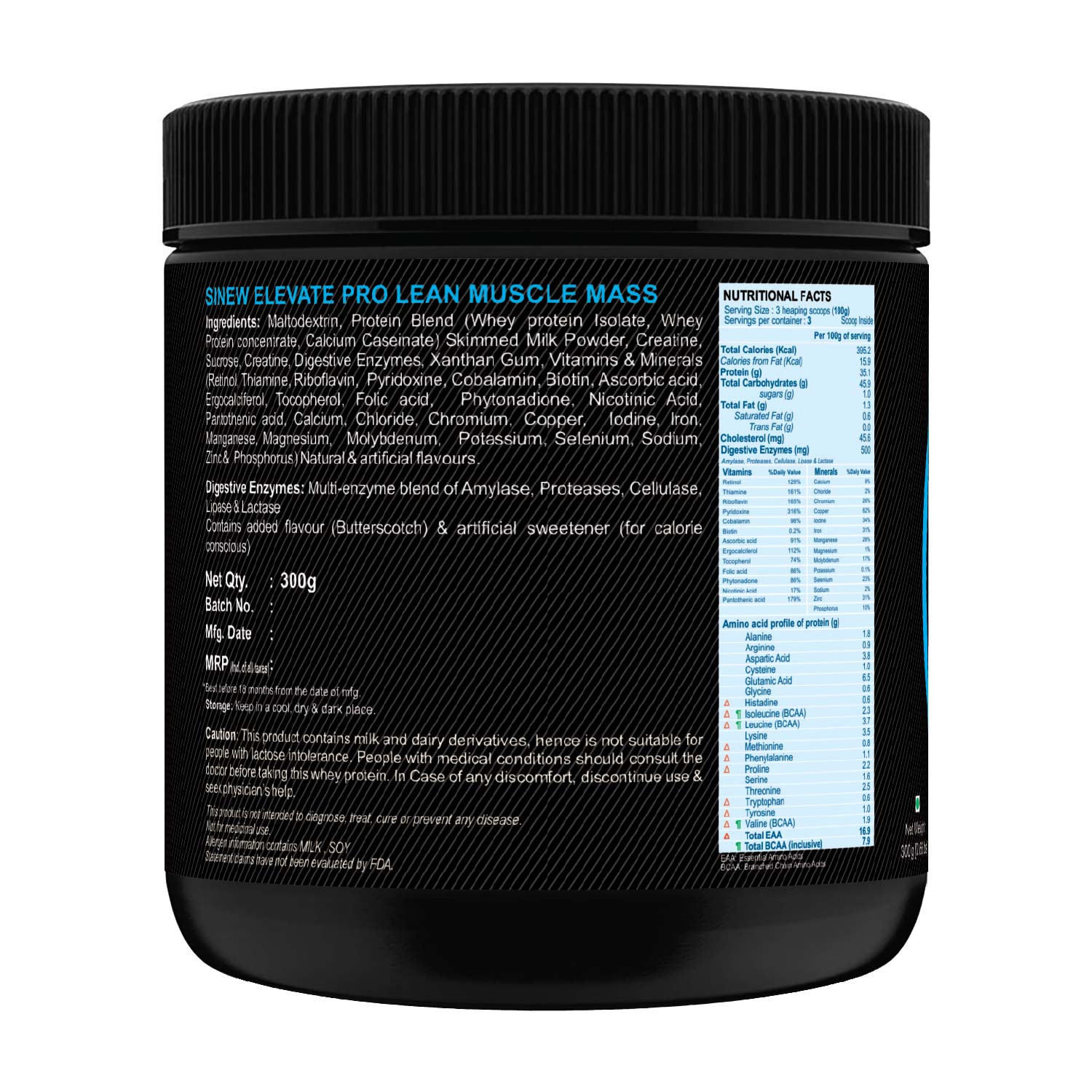 Pro Mass Gainer Butterscotch 300 L