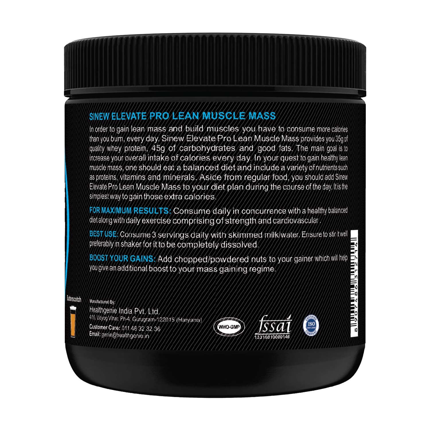 Pro Mass Gainer Butterscotch 300 R