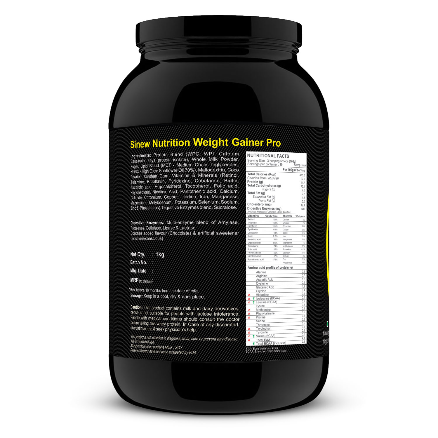 Weight Gainer Pro (chocolate) 1 L
