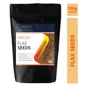 Sinew Nutrition Roasted Flax Seeds for Skin, Hair Growth and Weight Loss, 250 gm