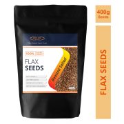 Sinew Nutrition Roasted Flax Seeds for Skin, Hair Growth and Weight Loss, 400 gm