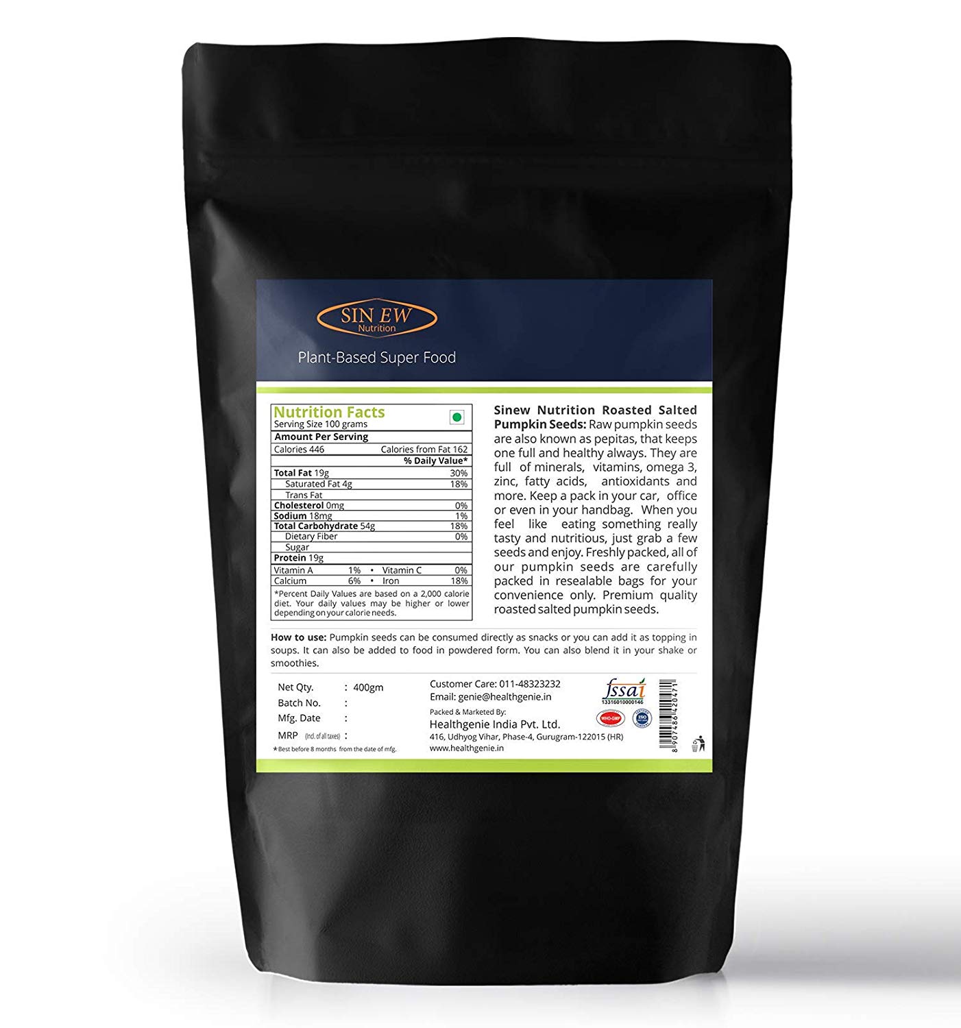 Pumpkin Seed 400gm Gallery1