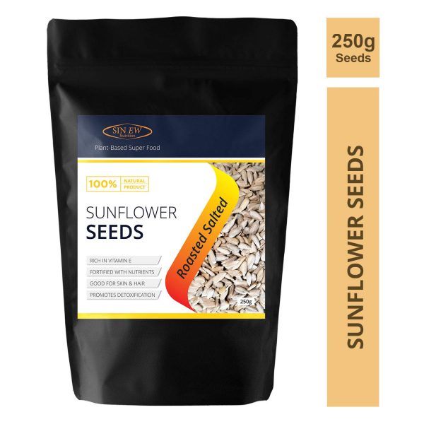 Buy Sinew Nutrition Roasted Sunflower Seeds 250 gm Online in India -  
